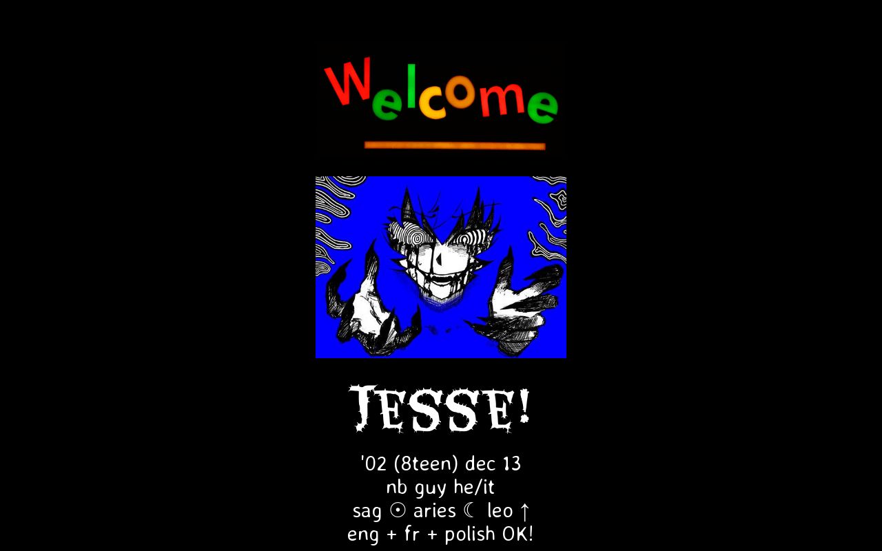 Carrd profile picture for @jesse